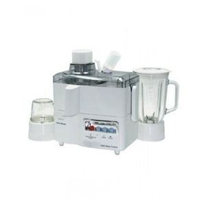 National 3 in 1 Juicer Blender Grinder JPN 176 White Food Processor